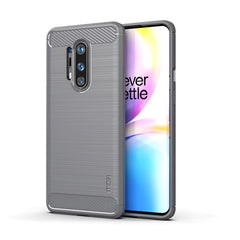 For OnePlus 8 Pro MOFI Gentleness Series Brushed Texture Carbon Fiber Soft TPU Case, For OnePlus 8 Pro