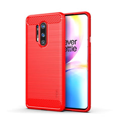 For OnePlus 8 Pro MOFI Gentleness Series Brushed Texture Carbon Fiber Soft TPU Case, For OnePlus 8 Pro