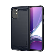 For OnePlus 8T MOFI Gentleness Series Brushed Texture Carbon Fiber Soft TPU Case, For OnePlus 8T