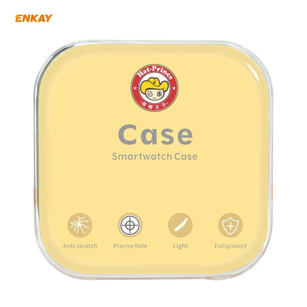 ENKAY Hat-prince Full Coverage TPU Case + Tempered Glass Protector for Apple Watch Series 6 / 5 / 4 / SE 44mm, For Apple Watch Series 6 / 5 / 4 / SE 44mm