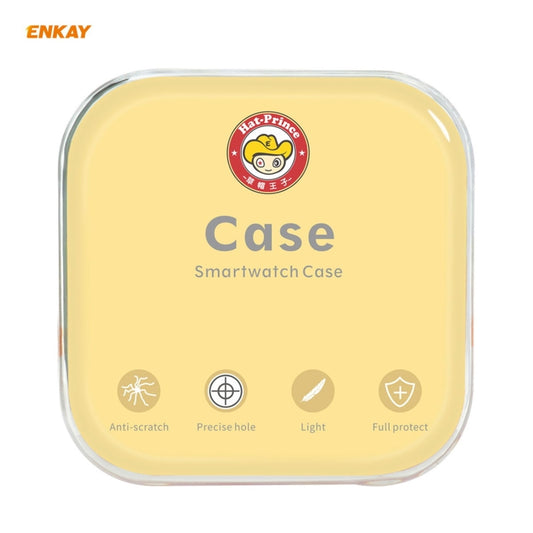 ENKAY Hat-prince Full Coverage TPU Case + Tempered Glass Protector for Apple Watch Series 6 / 5 / 4 / SE 44mm, For Apple Watch Series 6 / 5 / 4 / SE 44mm