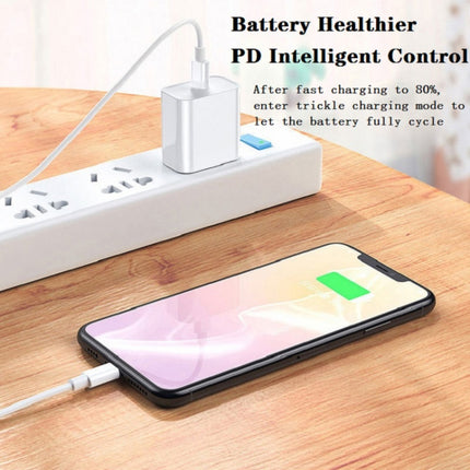 20W PD 3.0 Travel Fast Charger Power Adapter with USB-C / Type-C to Type-C Fast Charge Data Cable, AU Plug, 1m, 2m