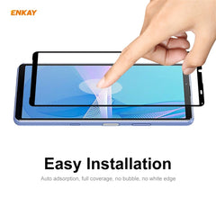 2 PCS ENKAY Hat-Prince Full Glue 0.26mm 9H 2.5D Tempered Glass Full Coverage Film, For Sony Xperia 10 III (2 PCS), For Sony Xperia 1 III (2 PCS), For Motorola Moto G10 / G20 / G30(2 PCS)