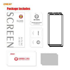 2 PCS ENKAY Hat-Prince Full Glue 0.26mm 9H 2.5D Tempered Glass Full Coverage Film, For Sony Xperia 10 III (2 PCS), For Sony Xperia 1 III (2 PCS), For Motorola Moto G10 / G20 / G30(2 PCS)