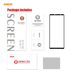 ENKAY Hat-Prince Full Glue 0.26mm 9H 2.5D Tempered Glass Full Coverage Film, For Sony Xperia 10 III(1 PC), For Sony Xperia 1 III(1 PC), For Motorola Moto G10 / G20 / G30(1 PC)