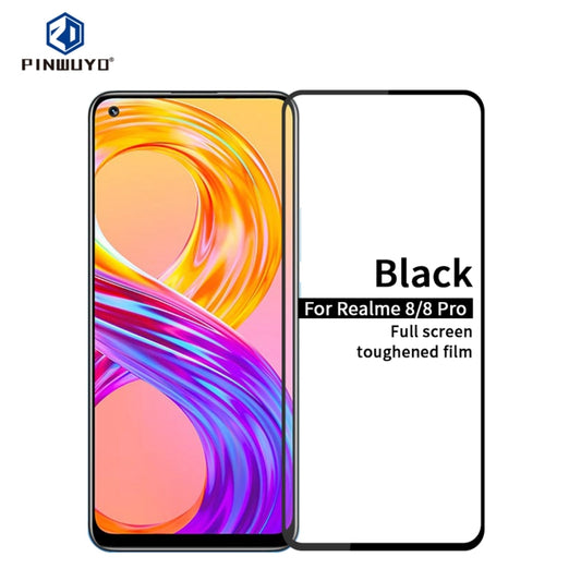 PINWUYO 9H 2.5D Full Screen Tempered Glass Film