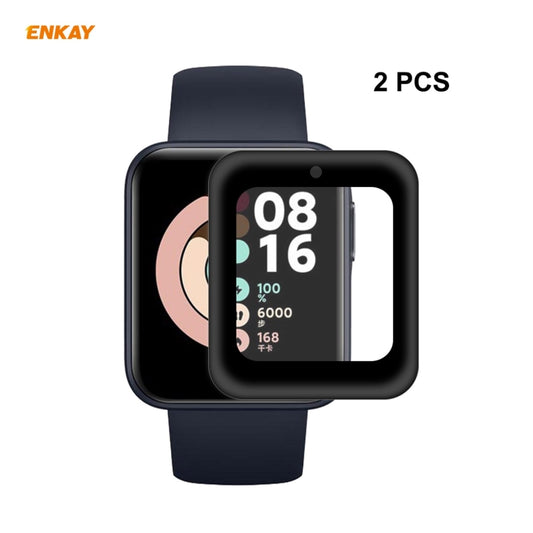 2 PCS ENKAY Hat-Prince 3D Full Screen Soft PC Edge + PMMA HD Screen Protector Film, For Redmi Watch (2 PCS), For Huawei B6 (2 PCS), For Venu 2 / Vivoactive 4 45mm (2 PCS), For Garmin Venu 2S / Vivoactive 4S 40mm (2 PCS)
