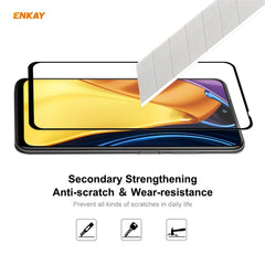 10 PCS ENKAY Hat-Prince Full Glue 0.26mm 9H 2.5D Tempered Glass Full Coverage Film, For Xiaomi Poco M3 Pro / Redmi Note 10 5G(10pcs)