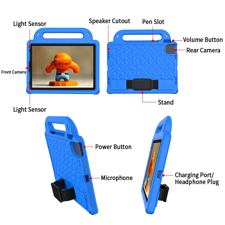 Diamond Series EVA Anti-Fall Shockproof Sleeve Protective Shell Case with Holder & Strap, For iPad Pro 11 2018, For iPad Pro 11 2020, For iPad Pro 11 2022 / 2021, For iPad Air 4 10.9 2020