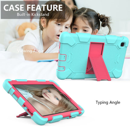 For Samsung Galaxy Tab A7 Lite T220 / T225 Two-Color Robot Shockproof Silicone + PC Protective Case with Holder, For Samsung Galaxy Tab A7 Lite T220