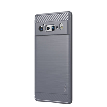 MOFI Gentleness Series Brushed Texture Carbon Fiber Soft TPU Case, For Google Pixel 6 Pro