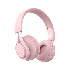 BT06C Cute Wireless Bluetooth 5.0 Headset for Children with Microphone LED Light Suppport Aux-in