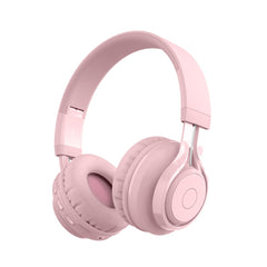 BT06C Cute Wireless Bluetooth 5.0 Headset for Children with Microphone LED Light Suppport Aux-in