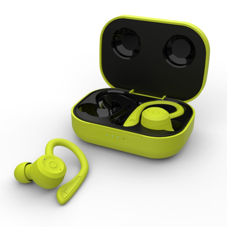 T20 TWS Bluetooth Hooks Wireless Sports Headphones with Charging Box IPX6 Waterproof Noise-cancelling Earphones