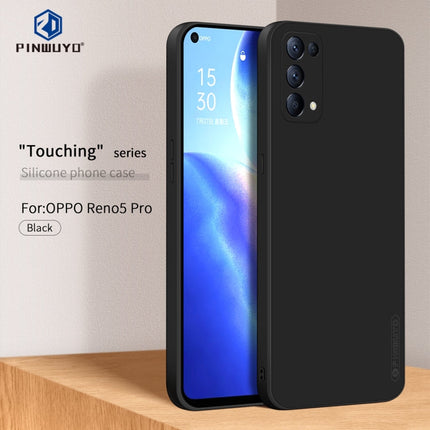 PINWUYO Touching Series Liquid Silicone TPU Shockproof Case, For OPPO Reno5 Pro, For OPPO Reno5 Pro Plus / Find X3 NEO, For vivo IQOO7, For vivo S9, For vivo S9e, For vivo X60, For vivo X60 Pro, For vivo X60 Pro+