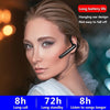 F990 Noice Cancelling 180 Degree Freely Rotating Hook Bluetooth 5.0 Earphones Wireless Handsfree Business Stereo Headphone with Mic