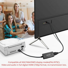 1080P N64 to HDMI Digital Analog Converter Video Cable Adapter, 1080P Adapter