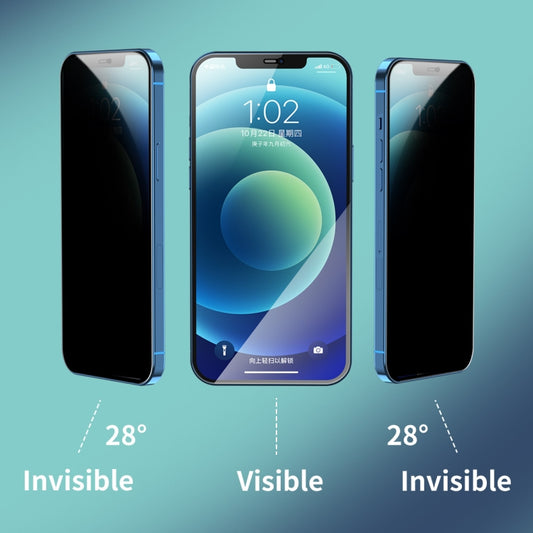 ENKAY Hat-Prince Full Coverage 28 Degree Privacy Screen Protector Anti-spy Tempered Glass Film, For iPhone 12 / 12 Pro, For iPhone 12 mini, For iPhone 12 Pro Max, For iPhone 11 Pro / XS / X, For iPhone 11 / XR, For iPhone 11 Pro Max
