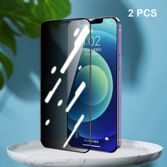 2 PCS ENKAY Hat-Prince Full Coverage 28 Degree Privacy Screen Protector Anti-spy Tempered Glass Film, For iPhone 12 / 12 Pro, For iPhone 12 mini, For iPhone 12 Pro Max, For iPhone 11 Pro / XS / X, For iPhone 11 / XR, For iPhone 11 Pro Max