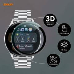 For Huawei WATCH 3 46mm ENKAY Hat-Prince 3D Full Coverage Soft PC Edge + PMMA HD Screen Protector Film, For Huawei WATCH 3 46mm (1 PC), For Huawei WATCH 3 46mm (2 PCS), For Huawei WATCH 3 46mm (5 PCS), For Huawei WATCH 3 46mm (10 PCS)