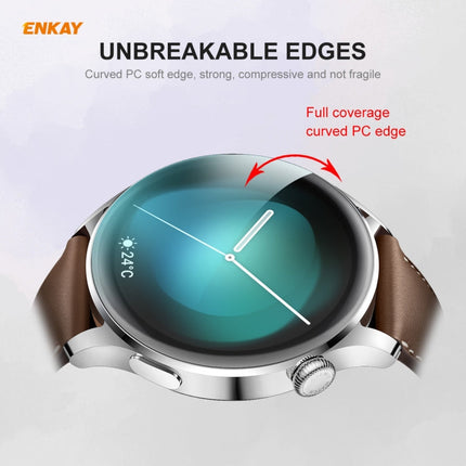 For Huawei WATCH 3 46mm ENKAY Hat-Prince 3D Full Coverage Soft PC Edge + PMMA HD Screen Protector Film, For Huawei WATCH 3 46mm (1 PC), For Huawei WATCH 3 46mm (2 PCS), For Huawei WATCH 3 46mm (5 PCS), For Huawei WATCH 3 46mm (10 PCS)