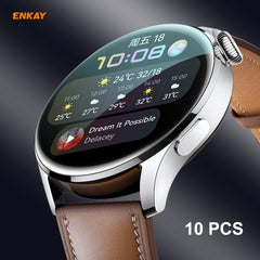 For Huawei WATCH 3 46mm ENKAY Hat-Prince 3D Full Coverage Soft PC Edge + PMMA HD Screen Protector Film, For Huawei WATCH 3 46mm (1 PC), For Huawei WATCH 3 46mm (2 PCS), For Huawei WATCH 3 46mm (5 PCS), For Huawei WATCH 3 46mm (10 PCS)