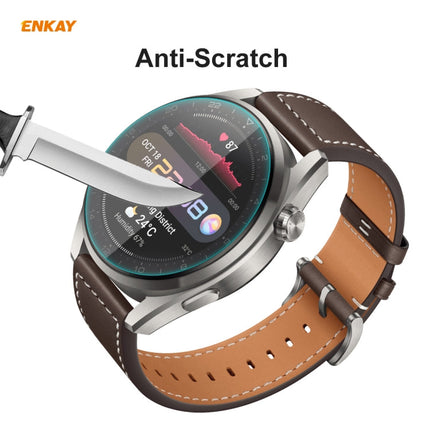 For Huawei WATCH 3 Pro 48mm ENKAY Hat-Prince 0.2mm 9H 2.15D Curved Edge Tempered Glass Screen Protector Watch Film, For Huawei WATCH 3 Pro 48mm (1 PC), For Huawei WATCH 3 Pro 48mm (2 PCS), For Huawei WATCH 3 Pro 48mm (5 PCS)����������������������������...