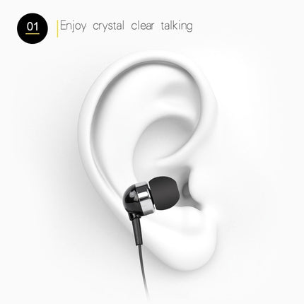 F980 CSR4.1 Retractable Cable Caller Vibration Reminder Anti-theft Bluetooth Headset