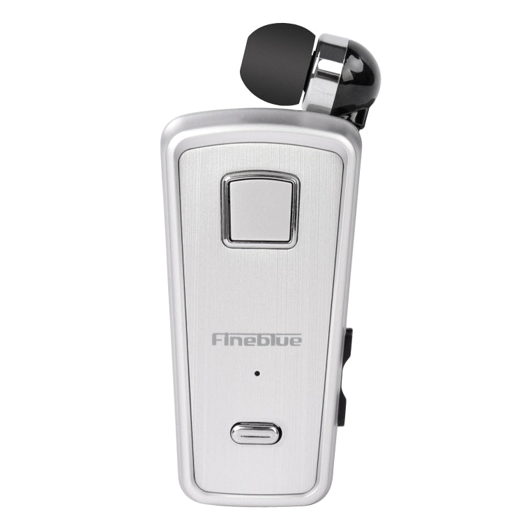 F980 CSR4.1 Retractable Cable Caller Vibration Reminder Anti-theft Bluetooth Headset, Black, White, Silver, Gold