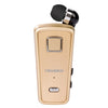 F980 CSR4.1 Retractable Cable Caller Vibration Reminder Anti-theft Bluetooth Headset, Black, White, Silver, Gold