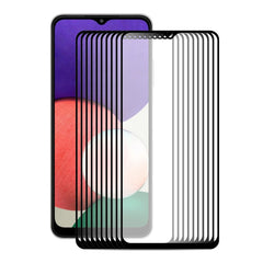 10 PCS ENKAY Hat-Prince Full Glue 0.26mm 9H 2.5D Tempered Glass Screen Protector Full Coverage Film, For Samsung Galaxy A22 4G, For Samsung Galaxy A22 5G, For Samsung Galaxy F22 / M22, For Honor 50 SE (10 PCS), For Samsung Galaxy F52 5G /G62 /M62������...