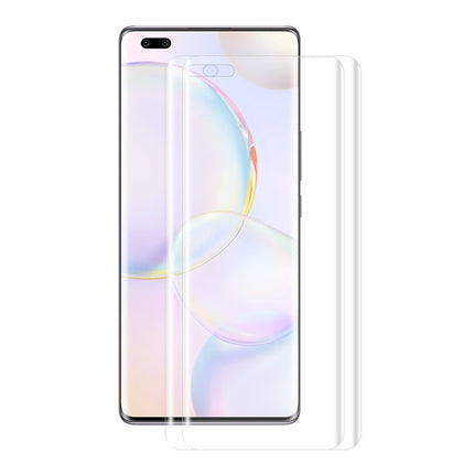 2 PCS ENKAY Hat-Prince 3D Curved Full Coverage PET Hot Bending HD Screen Protector Soft Film Support Fingerprint Unlock, For Huawei P50 Pro, For Honor 50 Pro, For Honor 50