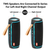 T&G TG287 LED Flashing Light Bluetooth Speaker Portable Wireless Stereo Bass Subwoofer FM / TF / USB