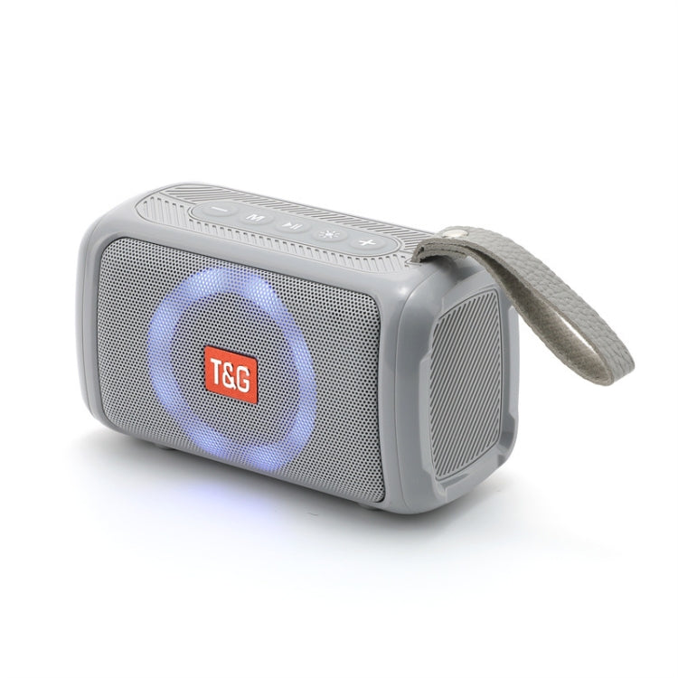 T&G TG193 Portable Bluetooth Speaker LED Light Waterproof Outdoor Subwoofer Support TF Card / FM Radio / AUX