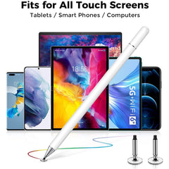 AT-23 High-precision Touch Screen Pen Stylus with 2 Pen Tip, AT-23 with 2 Pen Tip