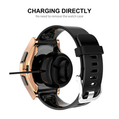 ENKAY For Samsung Galaxy Watch4 Classic 42mm ENKAY Hat-Prince Full Coverage Electroplate Soft Case TPU HD Clear Cover + Tempered Glass Protector, For Samsung Galaxy Watch4 Classic 42mm