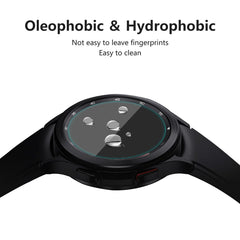 For Samsung Galaxy Watch4 Classic 46mm ENKAY Hat-Prince 0.2mm 9H 2.15D Curved Edge Tempered Glass Screen Protector Watch Film, 1 PCS, 2 PCS, 5 PCS, 10 PCS