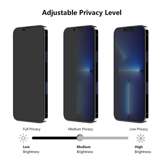 2 PCS ENKAY Hat-Prince Full Coverage Anti-drop Privacy Screen Protector Anti-spy Tempered Glass Film, For iPhone 13 mini(2pcs), For iPhone 13 / 13 Pro (2pcs), For iPhone 13 Pro Max(2pcs)