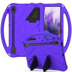 EVA Flat Anti Falling Protective Case Shell with Holder, For Sumsung Galaxy S7 FE T730 / T736, For Samsung Galaxy Tab S8+ / Tab S8 Plus /  Tab S7 FE / Tab S7+ T970/T975/T976