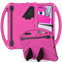 EVA Flat Anti Falling Protective Case Shell with Holder, For Sumsung Galaxy S7 FE T730 / T736, For Samsung Galaxy Tab S8+ / Tab S8 Plus /  Tab S7 FE / Tab S7+ T970/T975/T976