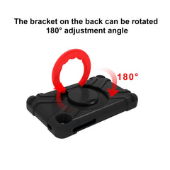 PC + Silicone Shockproof Combination Case with 360 Degree Rotating Holder & Handle, For Galaxy Tab A7 Lite T220/T225