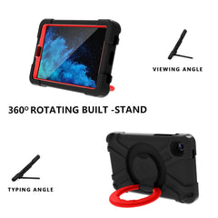 PC + Silicone Shockproof Combination Case with 360 Degree Rotating Holder & Handle, For Galaxy Tab A7 Lite T220/T225