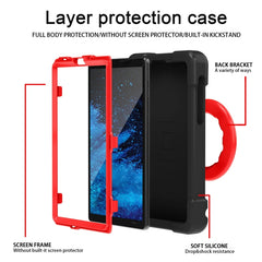 PC + Silicone Shockproof Combination Case with 360 Degree Rotating Holder & Handle, For Galaxy Tab A7 Lite T220/T225