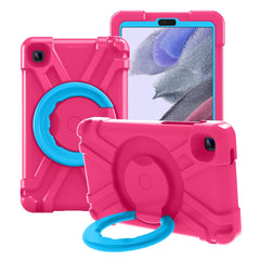 PC + Silicone Shockproof Combination Case with 360 Degree Rotating Holder & Handle, For Galaxy Tab A7 Lite T220/T225