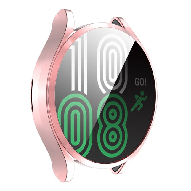 For Samsung Galaxy Watch4 40mm ENKAY Hat-Prince Full Coverage Electroplated Soft TPU Case with Screen Protection