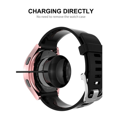 For Samsung Galaxy Watch4 40mm ENKAY Hat-Prince Full Coverage Electroplated Soft TPU Case with Screen Protection