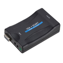 1080P VGA to SCART Audio Video Converter Adapter, VGA to SCART