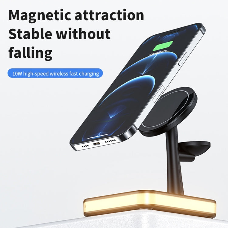 WX-991 Magnetic 4 in 1 Wireless Charger for iPhone 12 Series / iWatch / AirPods or other Smart Phones