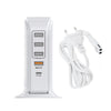 PD-36W PD3.0 + QC3.0 4-port USB Mobile Phone Charging Sailboat Multi Port Charger,, EU Plug, AU Plug, UK Plug, US Plug