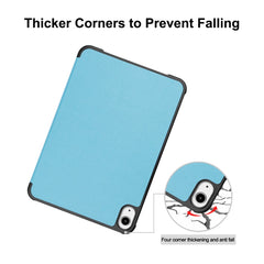 ENKAY Custer Texture Horizontal Flip PU+PC Leather Case with Three-folding Holder & Sleep / Wake-up Function for iPad mini 2024 / mini 6, For iPad mini 6 2021